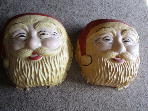Pair 1950 santa claus - pair, 1950's